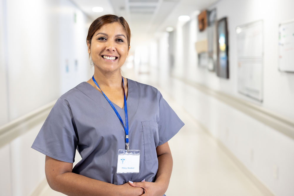 Nurse In Hallway